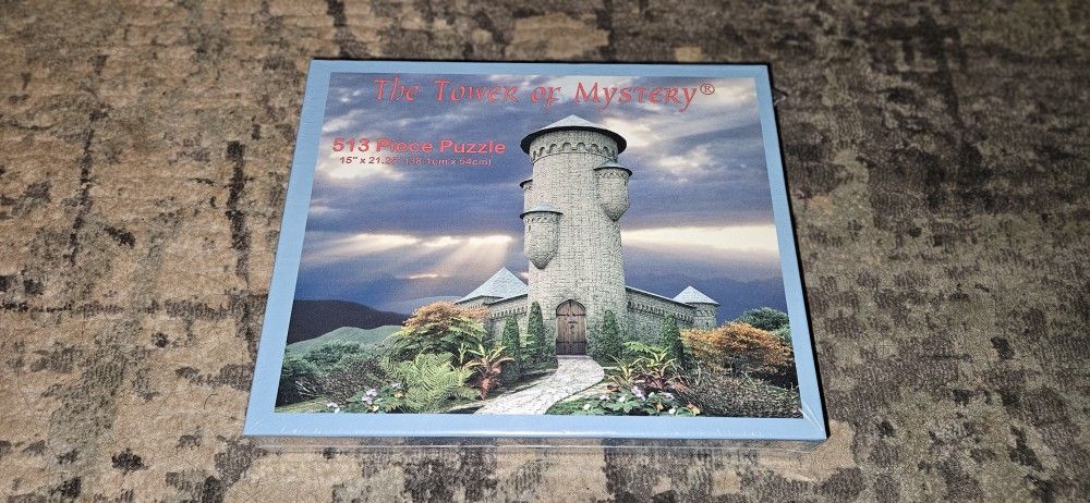 The Tower of Mystery 513pc Puzzle 15"x21.25" Brand New & Factory Sealed!! 
