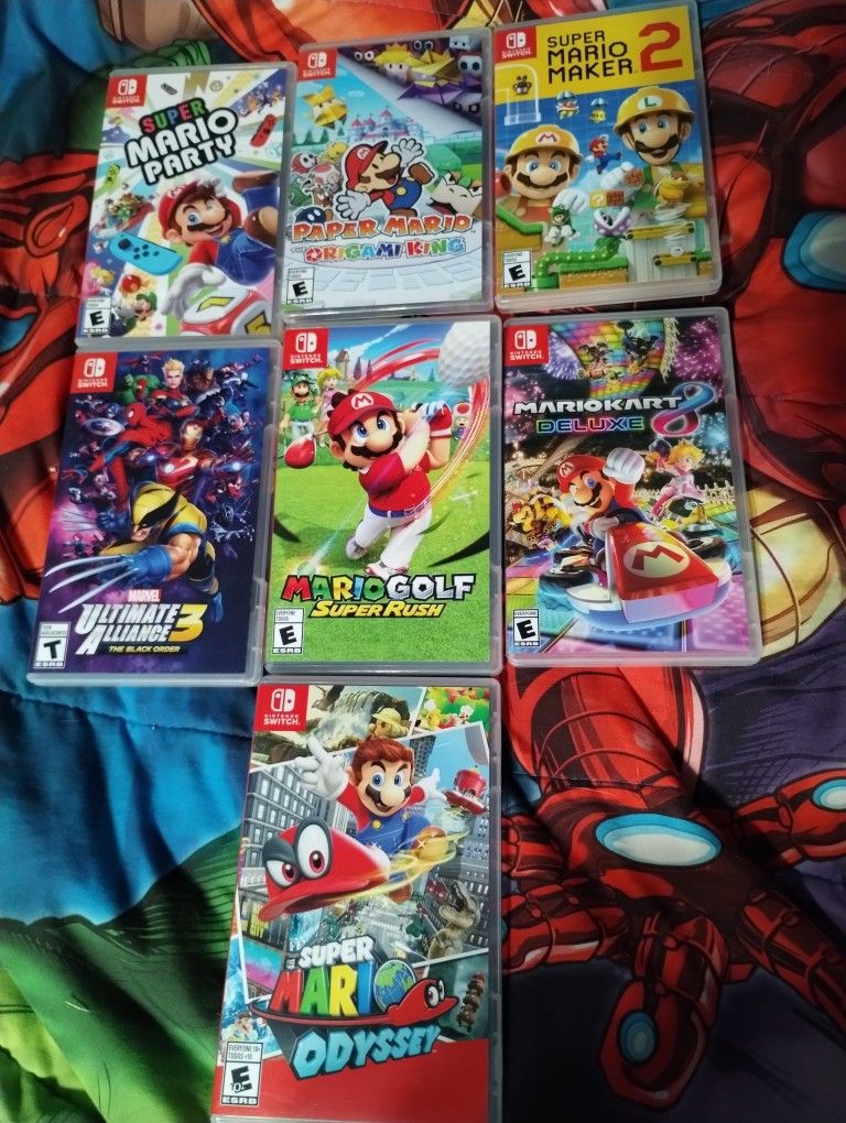 Nintendo Switch Games, $35 Each