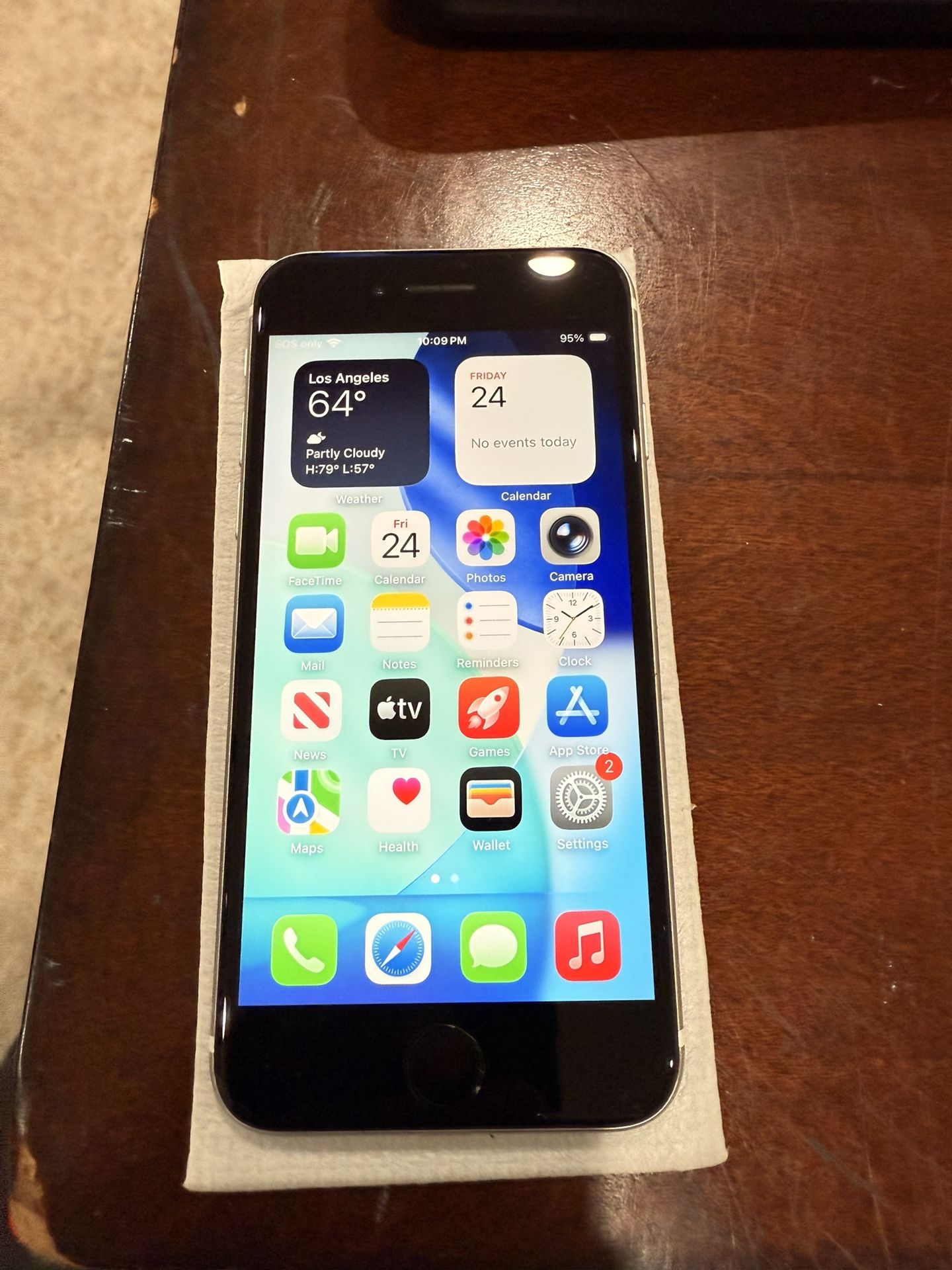 iPhone SE 64gb Unlocked Worldwide Any Network In USA And Overseas remote management bypass Brand New Battery 