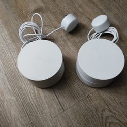 Google GJ2CQ Nest WiFi Router For Sale (Set Of 2)