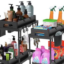 Undersink Rack Organizers 2-pack