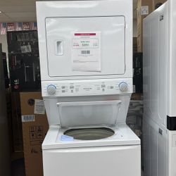 Washer And Dryer Stackable 27” New Open Box 1 Year Warranty 