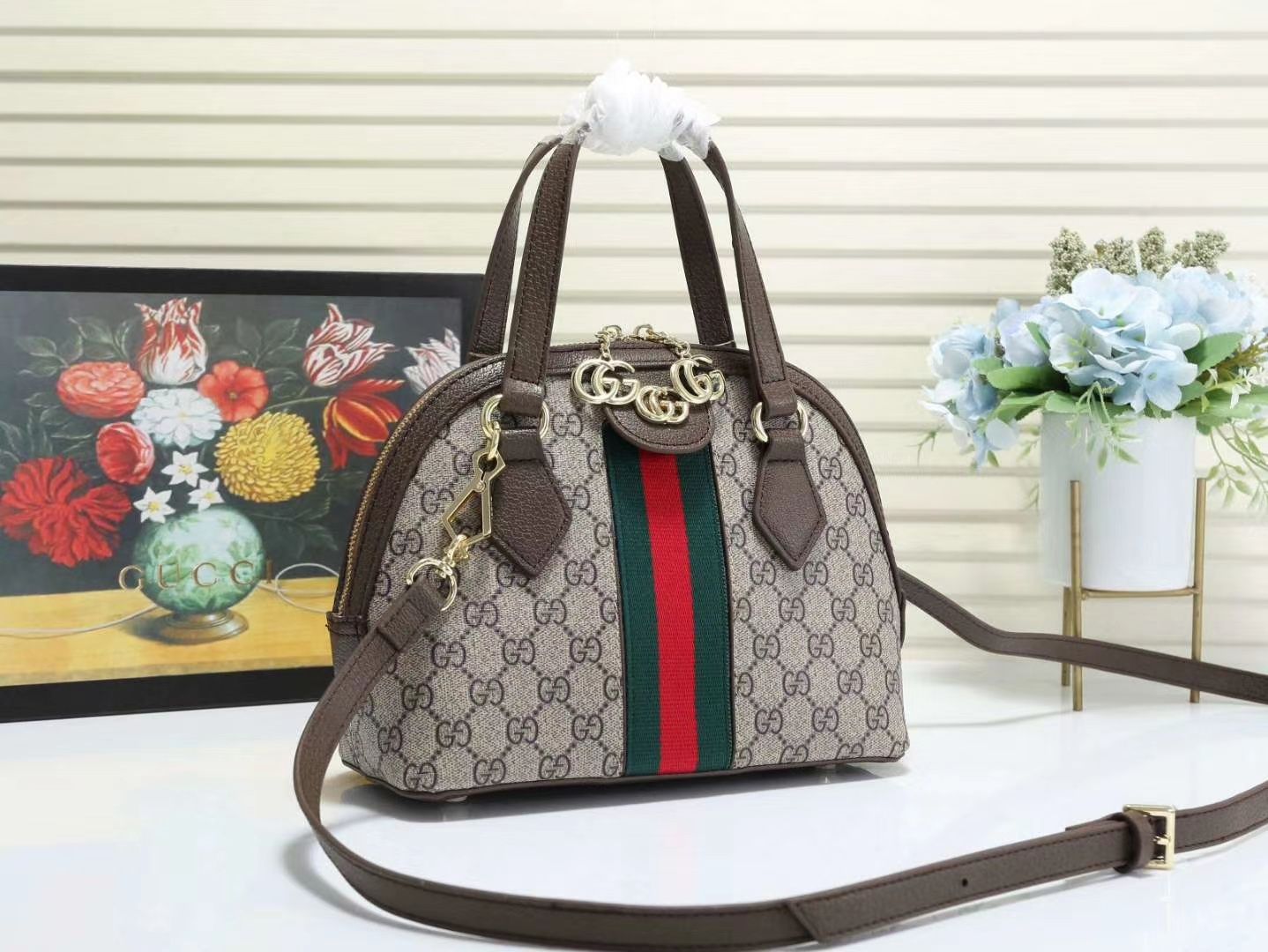 Gucci GG Supreme Purse Shoulder Bag