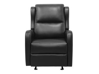 Durant Black Glider Reclining Chair