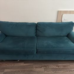 Velvet Green Couch