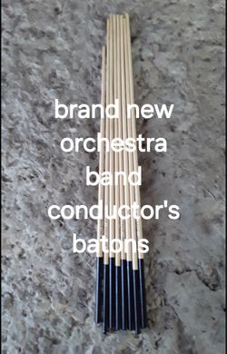 Orchestra band conductor's batons, all for $20