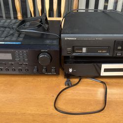 Amplifier / Pioneer 6 Disc Player / TiVo HD  Bundle Sale 