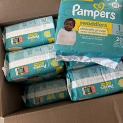 Pampers swaddlers Diapers Size 1