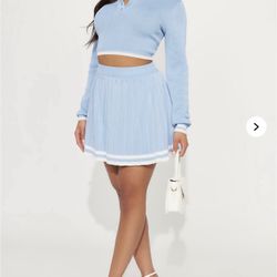 Fashion Nova Skirt Set 