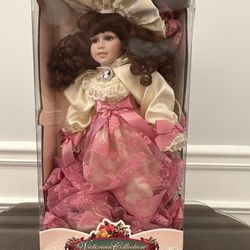 Brass Key Victorian Collection Porcelain Doll
