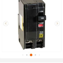 Square D 100A Circuit  Breaker QO (2 Poles)
