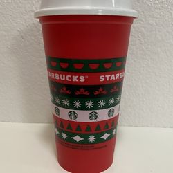 BRAND NEW! STARBUCKS limited edition holiday reusable red cup