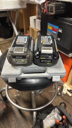 Ryobi batteries used