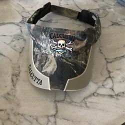 Calcutta Fishing Camo Hat Visor 