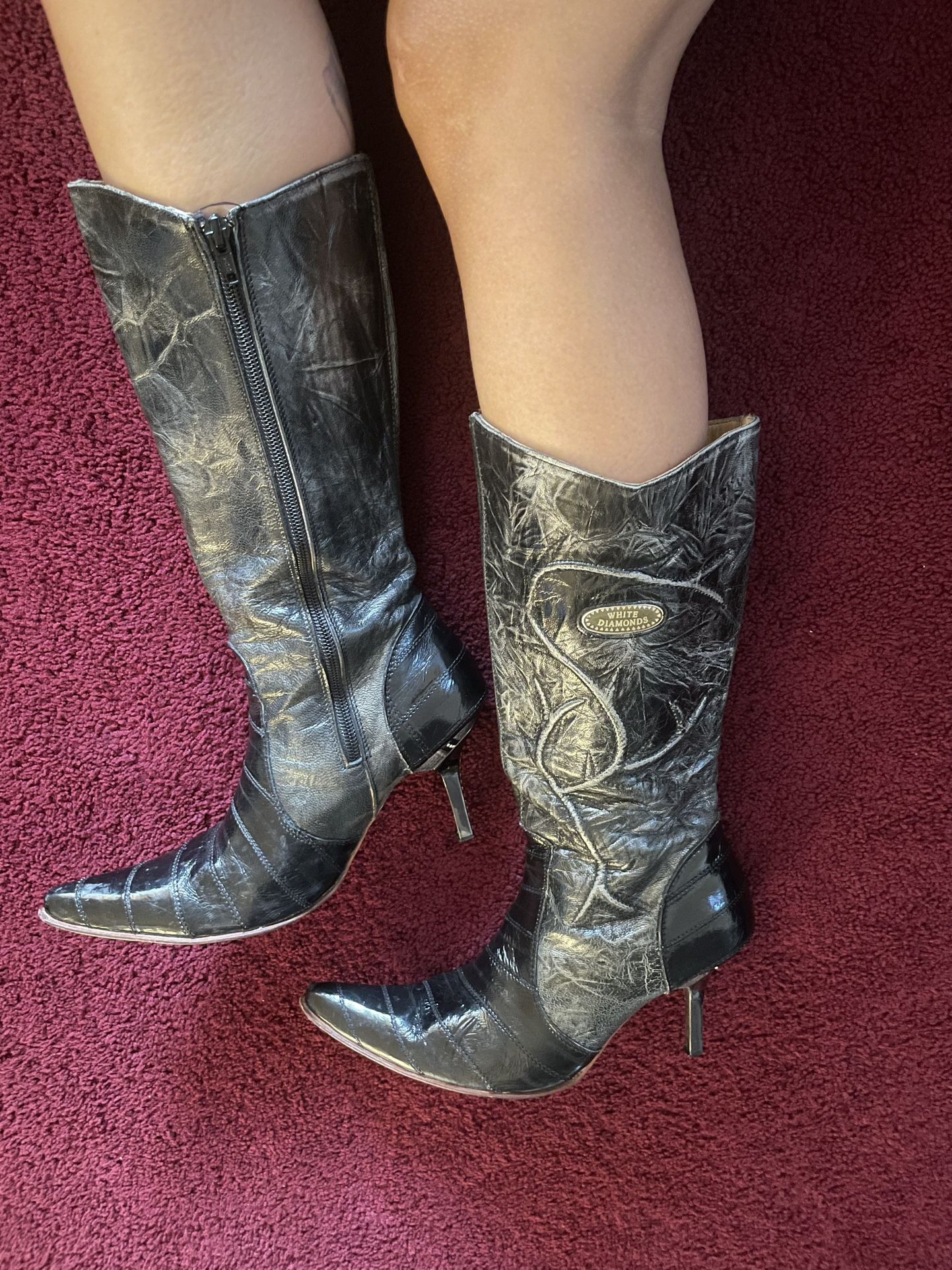 White Diamonds Boots