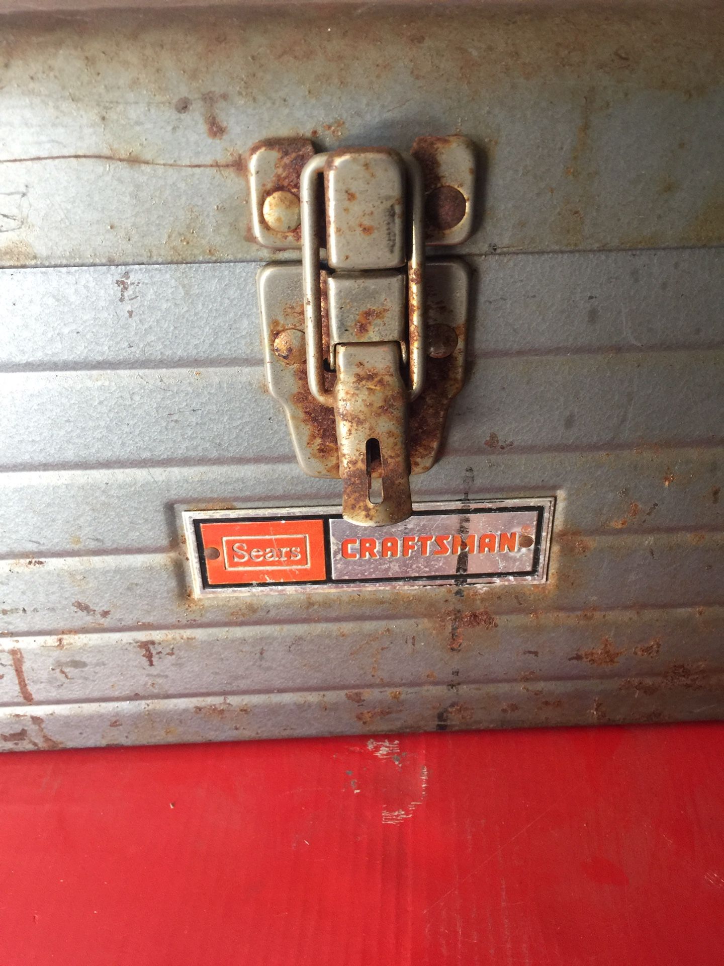 Vintage craftsman tool box