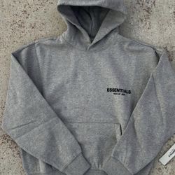 Essential’s oat grey hoodie