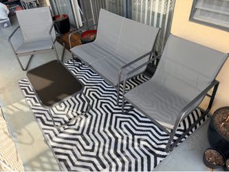 Patio Set ( 4 Piece) + Mat