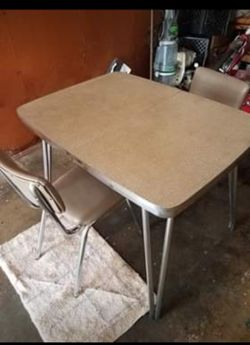 1950s mid century Lloyd manufacturing dining set 30x40