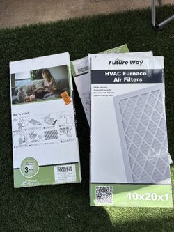Hvac 10x20x1 Furnace Filters $10 For All