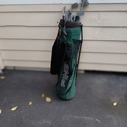 Golf Clubs And Bag