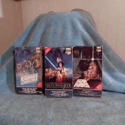 Star Wars CBS Fox Red Label Hi-Fi Beta Tapes Star Wars- Return Of The Jedi- The Empire Strikes Back