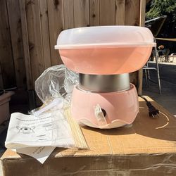 Electric Cotton Candy Maker with Bowl – open box