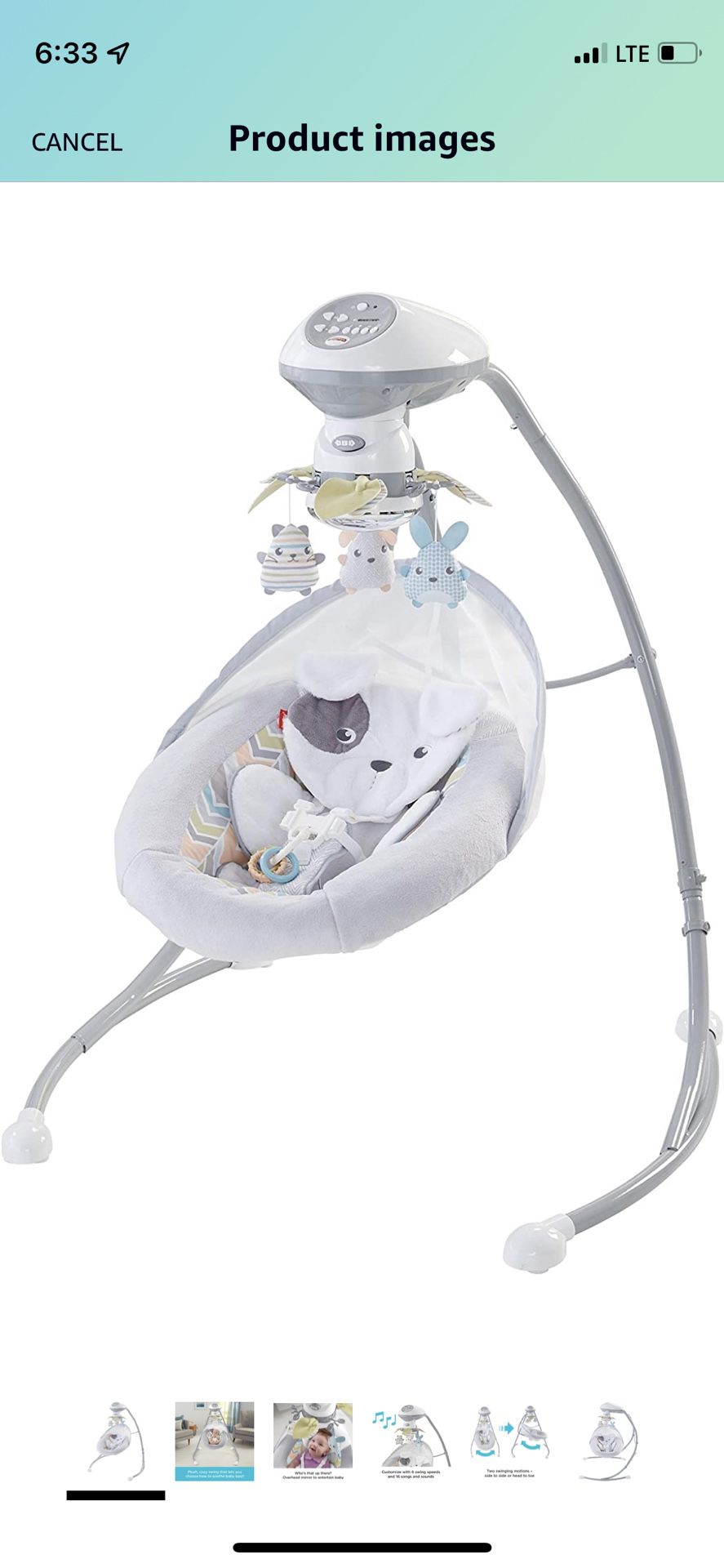 Fisher Price Puppy Swing 