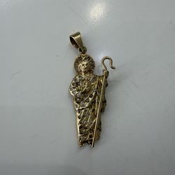 14k San Juditas Pendant