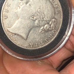 1844 Grade Mint Silver British Victorian silver half crown coin…