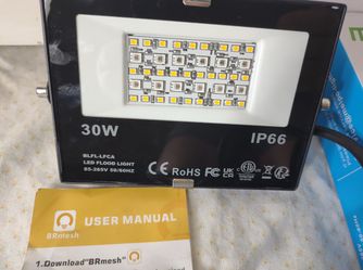 Led Flood Light 300W Equivalent 3000 LM, Outdoor Color Changing Led Stage Landscape Lights, Bluetooth RGBW Smart Floodlights 2700K & 16 Million Colors