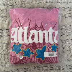 Pink Alanta Sp5der Hoodie