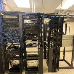 Metal Frames For Network Racking. 