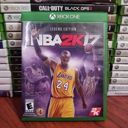 NBA 2K17 Legend edition Case only For xbox One 