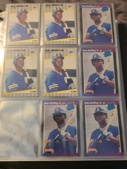 Ken Griffey Jr Baseball Card Collection