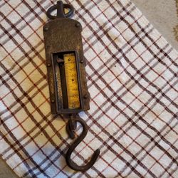 Vintage Hanging Spring Balance Scale