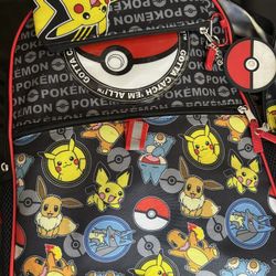 Pokeman backpack 