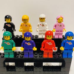 Cute Rainbow Astronauts Adorable Collectibles Custom Lego Minifigures