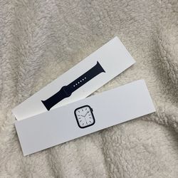 New Sealed Box Apple Watch Series 7 Midnight Aluminum Midnight Sports band