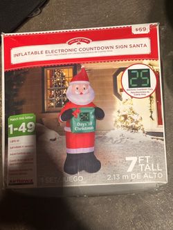 Christmas inflatable Santa