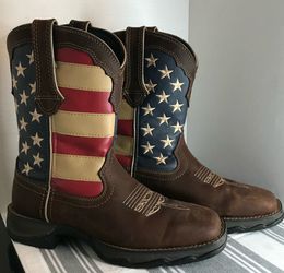Lady rebel durango Cowboy American Flag Boots