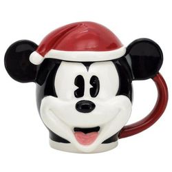 Disney Christmas Mickey Mouse Red Santa Claus Hat Mug