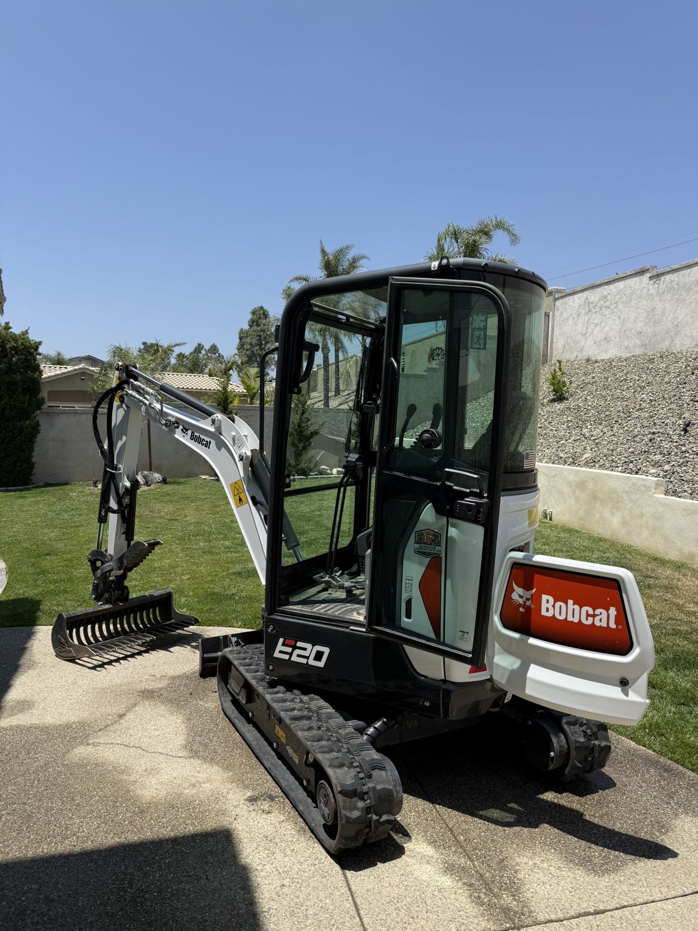 2022 Bobcat E20 Mini Excavator 190hrs