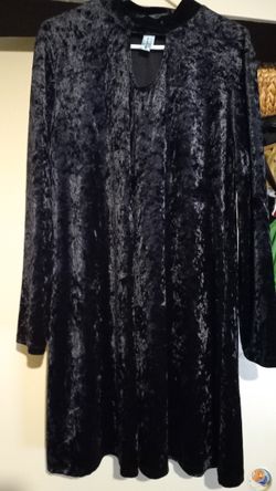 Velvet Black Dress