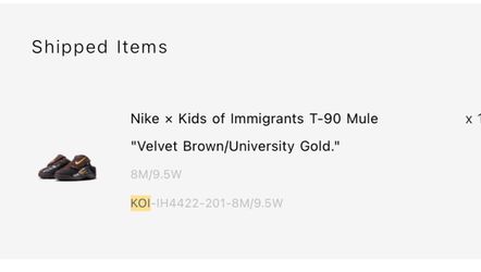 Nike Total 90 Mule kids of immigrants size 8