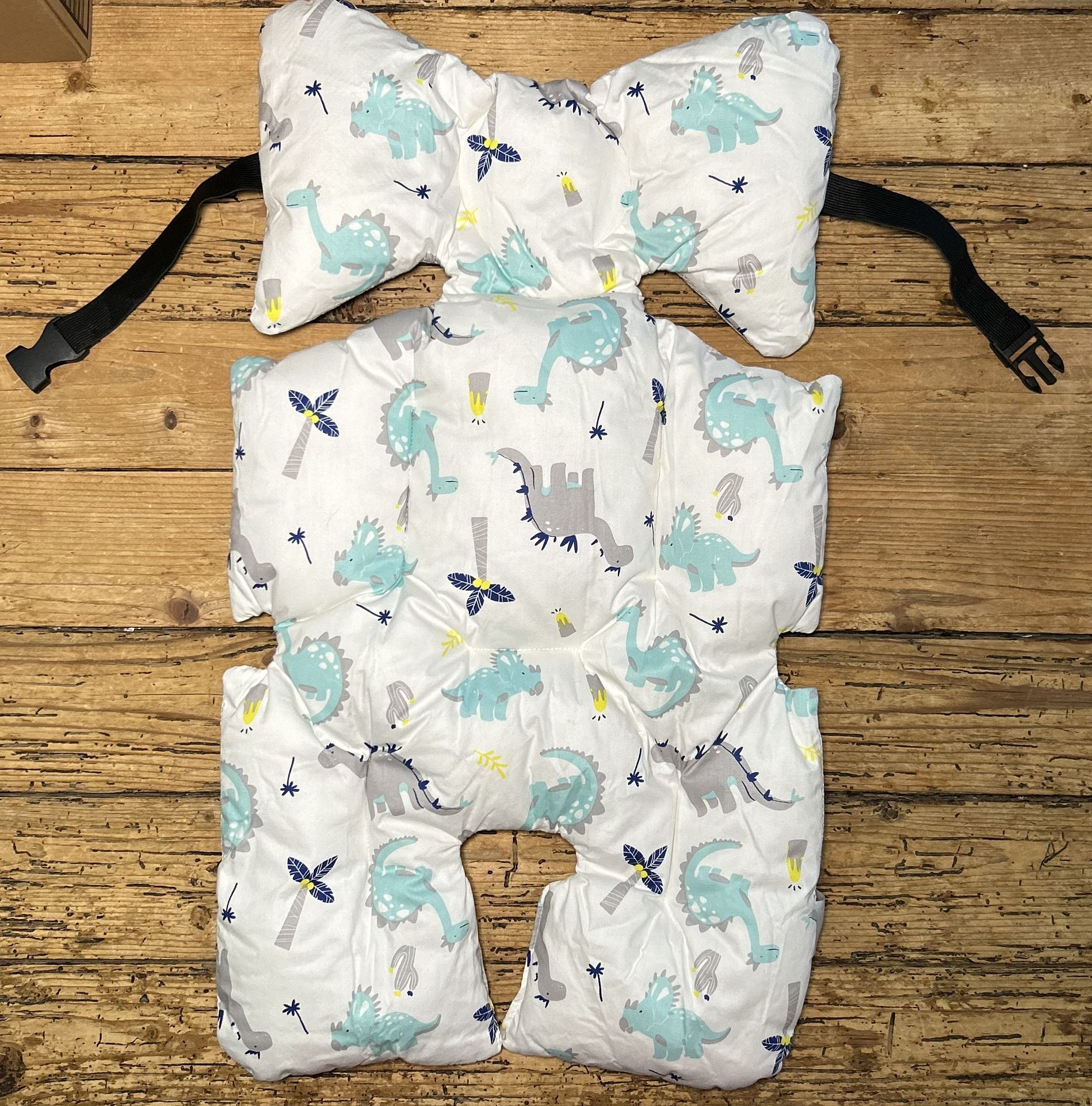 Baby Seat Pad Liner for Stroller–Soft and Breathable,3D Air Mesh Cotton Universal Baby Stroller Cushion (Dinosaur)