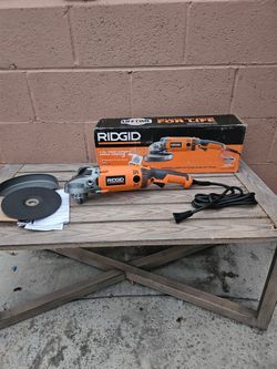 Ridgid 7in heavy duty angle grinder 15amp