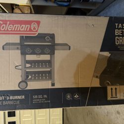 🚨‼️ Brand New Coleman Cookout 3-Burner Propane Gas BBQ Grill ‼️🚨