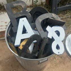 Wooden Letters