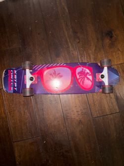 Kryptonics Skateboard Sunglasses Palm Trees Art
